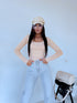 PUSH-UP top "OPULENCE VD73" - BEIGE